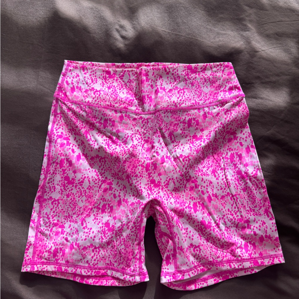 BuffBunny Pink and White Athletic Shorts